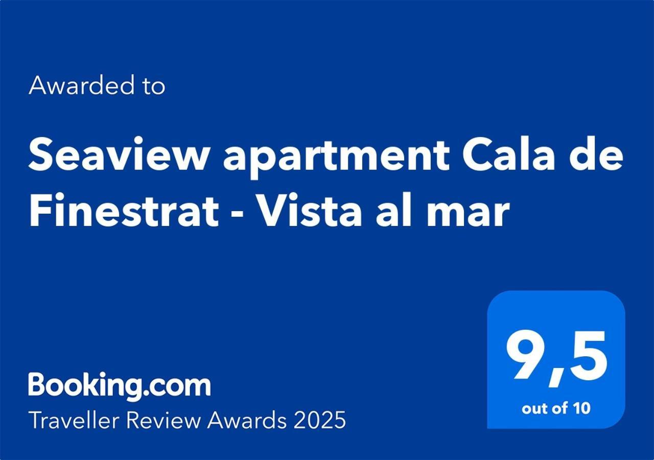 Seaview Apartment Cala De Finestrat - Vista Al Mar บิยาโฮโยซา ภายนอก รูปภาพ